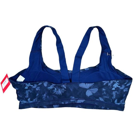 SPANX Midnight Garden Print Low Impact Sports Bra - Size Large - Picture 4 of 7